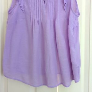 Elegant, light, lavender color blouse